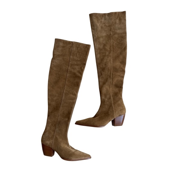 Matisse x Free People Sky High Suede Over Knee Tall Boots Size 8